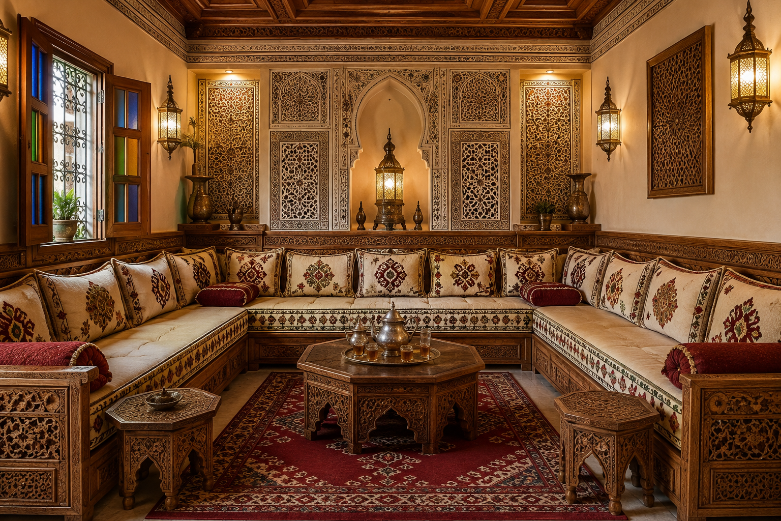 توسيع المجالس والمجلس الخشبي المغربي